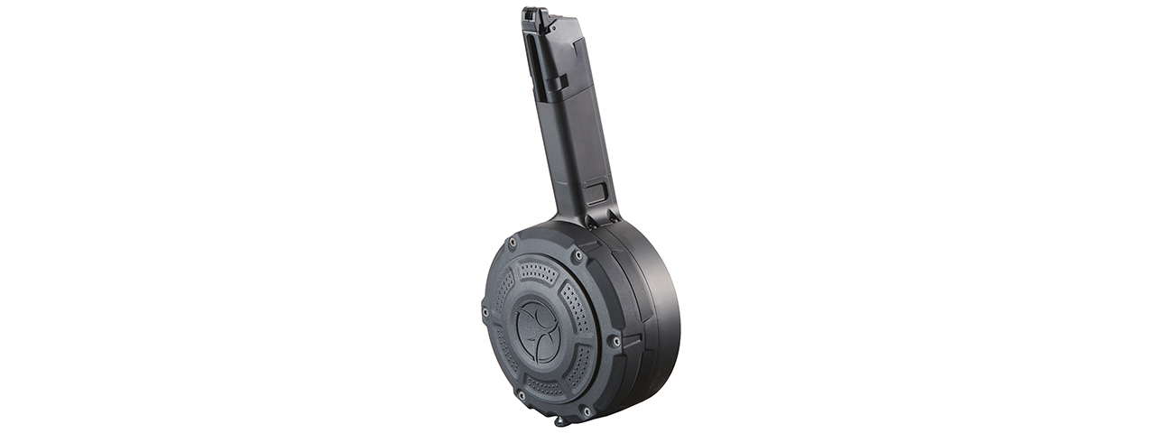 Action Army 350 Round Green Gas Drum Magazine for AAP-01 Airsoft Pistols (Color: Black) - Click Image to Close