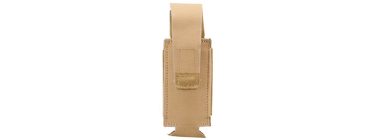 Tactical Airsoft Grenade Pouch - (Tan) - Click Image to Close