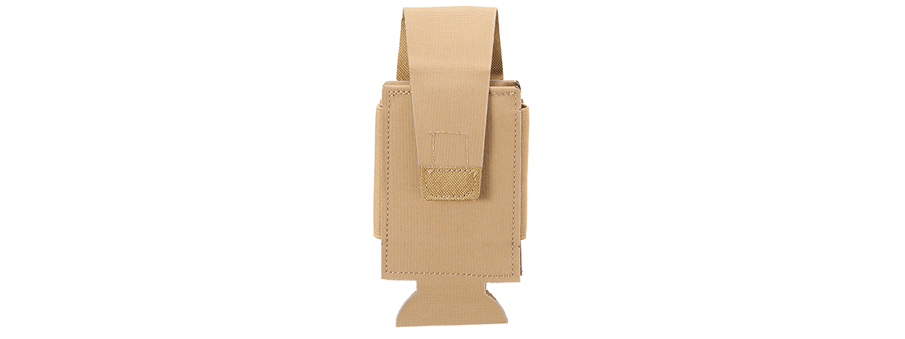 Tactical Airsoft Smoke Bomb Pouch - (Tan) - Click Image to Close