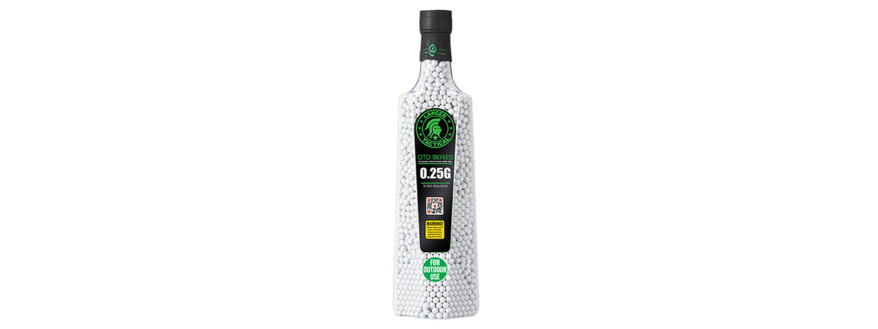 Lancer Tactical 5100 Round 0.25g Outdoor Airsoft BBs (Color: White) - Click Image to Close