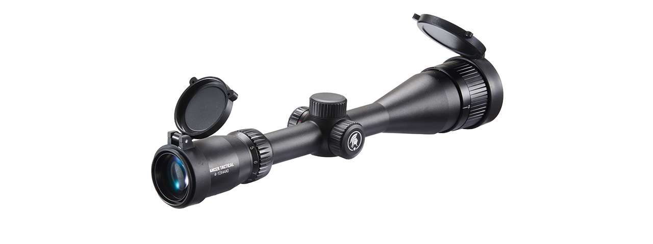 Lancer Air 4-12*40AO Air Rifle Scope - (Black) - Click Image to Close