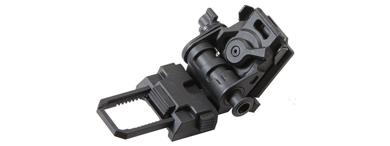 FMA L4G69 Helmet Plastic Mount for PVS15/18 NVG - (Black) - Click Image to Close