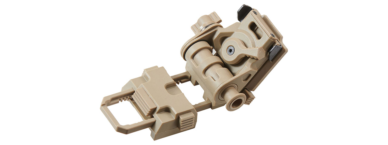 FMA L4G69 Helmet Plastic Mount for PVS15/18 NVG - (Black) - Click Image to Close