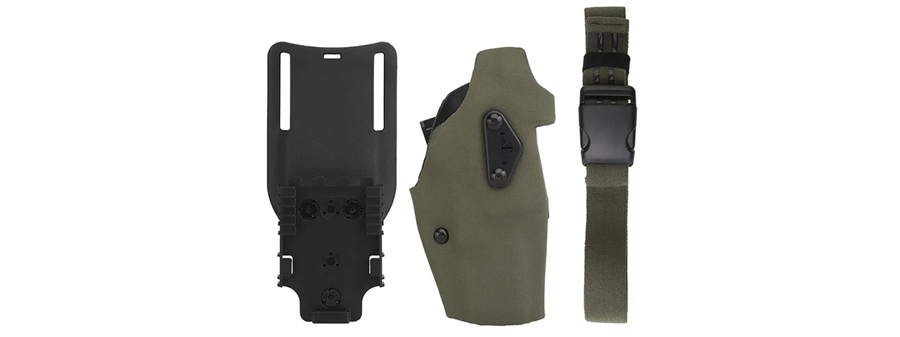 WST G17 Hard Shell Holster (Ranger Green) - Click Image to Close