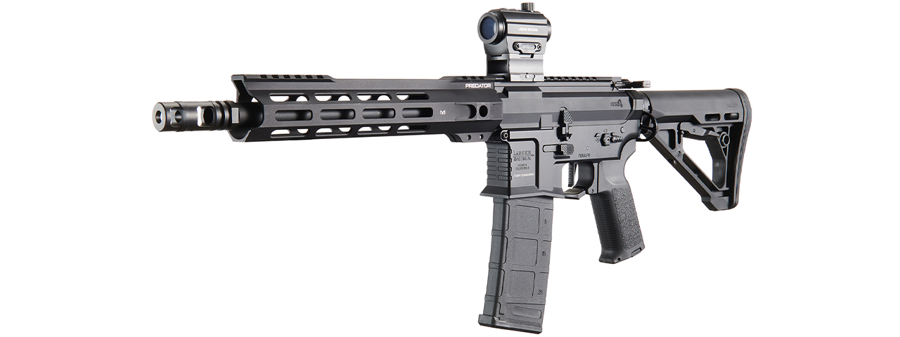 Dr. Gearbox Custom LT-42BV Gen 4 "ALPHA" 10" Full Metal AEG Rifle - (Black) - Click Image to Close