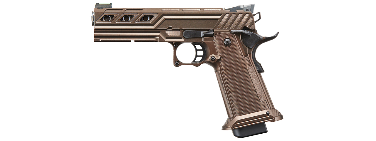 Dr. Black "Dune Wolf" Custom 5.1 Hi-Capa GBB Airsoft Pistol - Click Image to Close