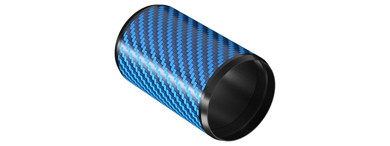 Eshooter Flare Carbon Fiber Tracer Case - (Blue) - Click Image to Close