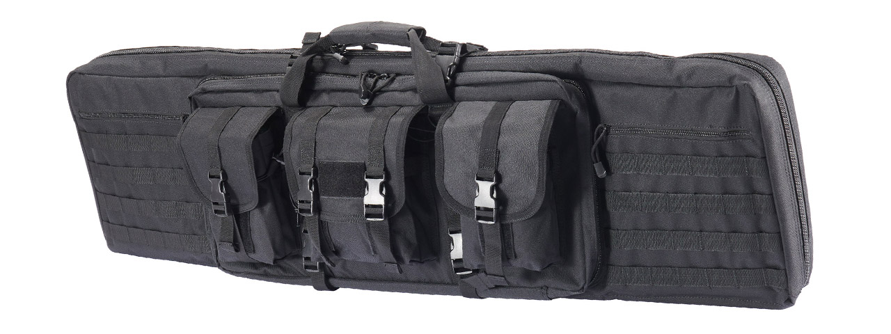 Guawin 46" Double Gun Bag (Black) - Click Image to Close