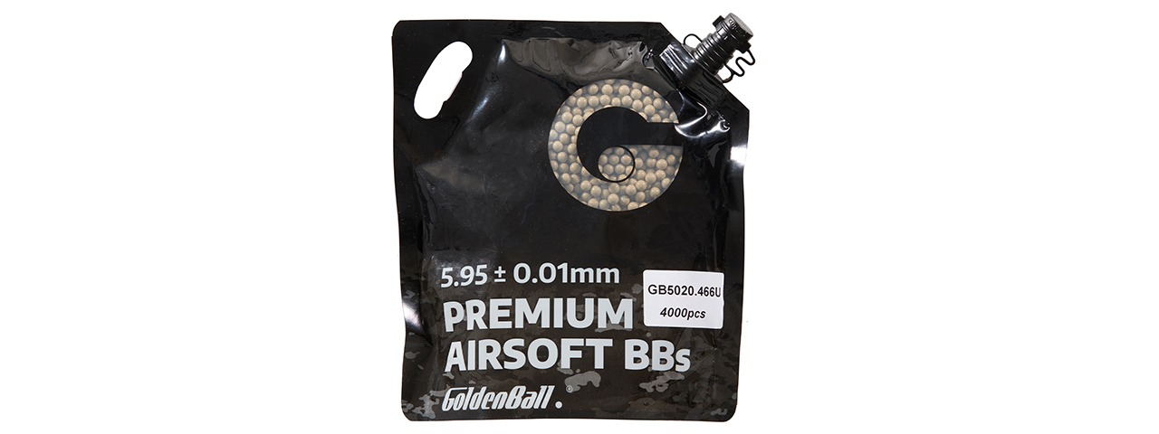 GoldenBall 4000 Round .20G Premium Grade BBs - (Tan) - Click Image to Close