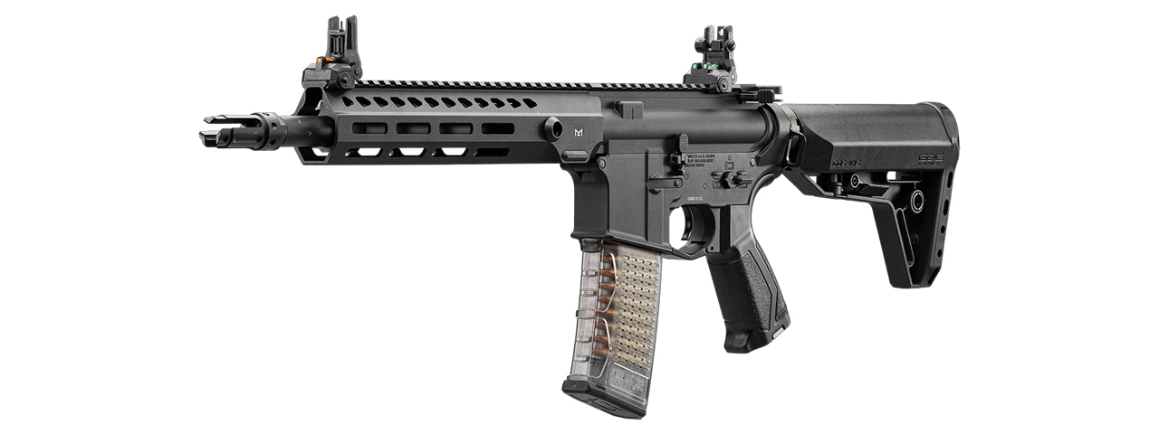 G&G TR16 GMS MK1 9" M4 AEG Airsoft Rifle - (Black) - Click Image to Close