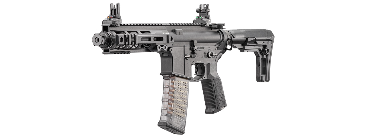G&G TR16 GMS MK2 7" M4 AEG Airsoft Rifle - (Black) - Click Image to Close