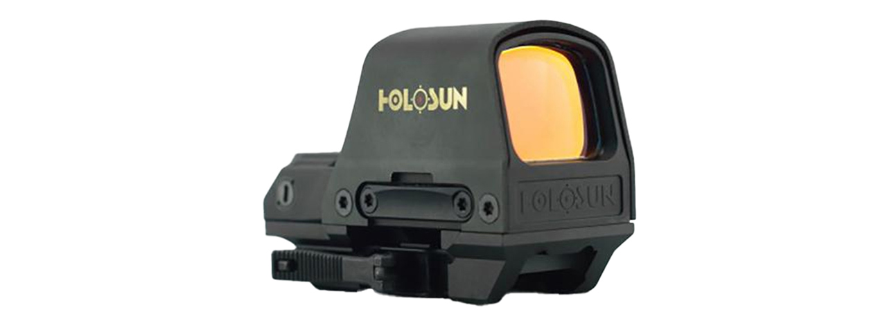 HOLOSUN HS510C Solar + Battery Powered Open Reflex Sight w/ Dual Reticles - (Black) - Click Image to Close