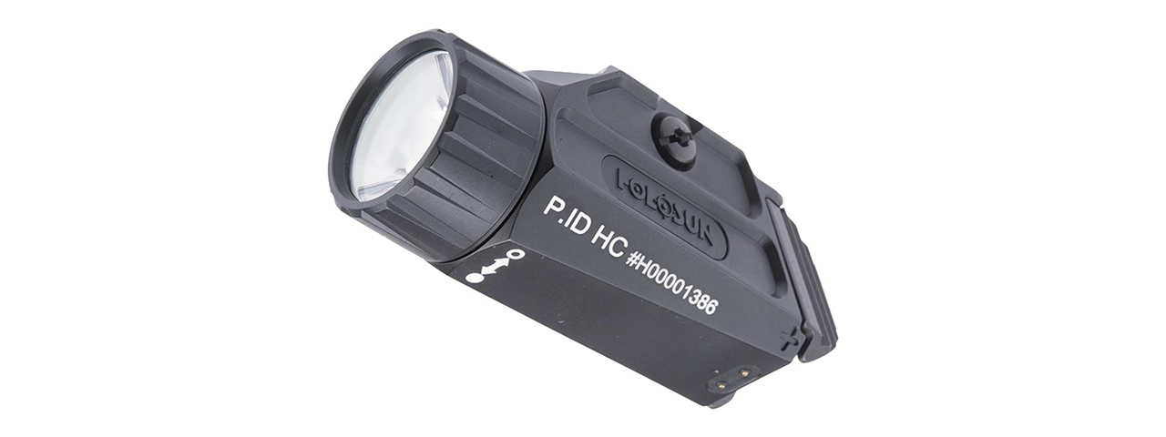 Holosun P.ID High Candela Tactical Rail Mounted Weapon Light - (Black) - Click Image to Close