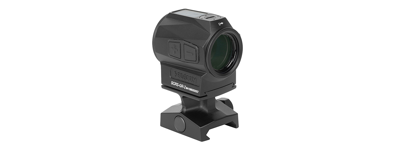 Holosun SCRS Green Dot Solar Charging Rifle Sight - (Black) - Click Image to Close