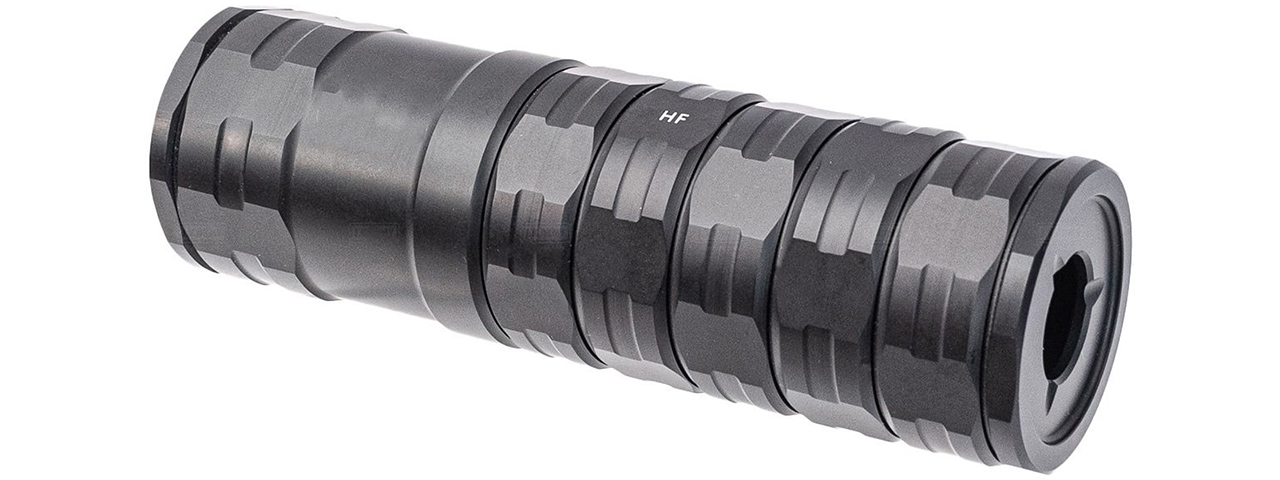 ITP Modular Airsoft Barrel Extension Mock Suppressor For Marui TM SAIGA 12 GBB Series - (Black) - Click Image to Close