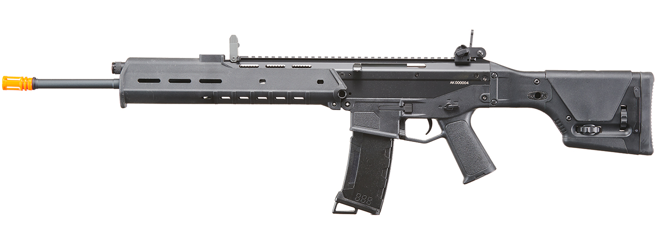 Atlas Custom Works Airsoft Masada DMR Polymer AEG w/ Integrated Cheek Riser - BLACK - Click Image to Close