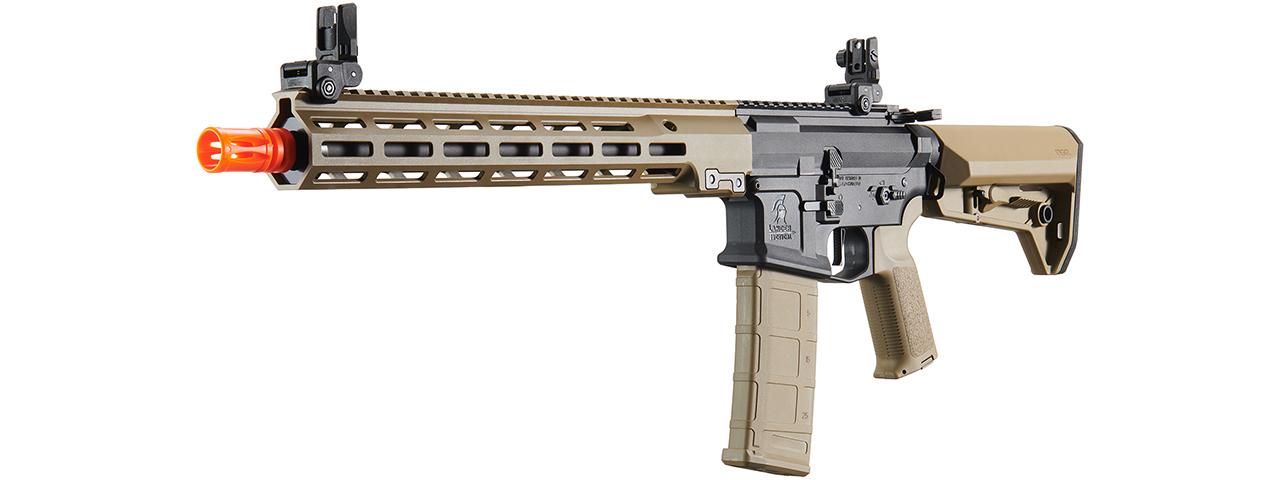 Lancer Tactical Gen 2 Stalker 13" M4 AEG Airsoft Rifle (Black/Tan) - Click Image to Close