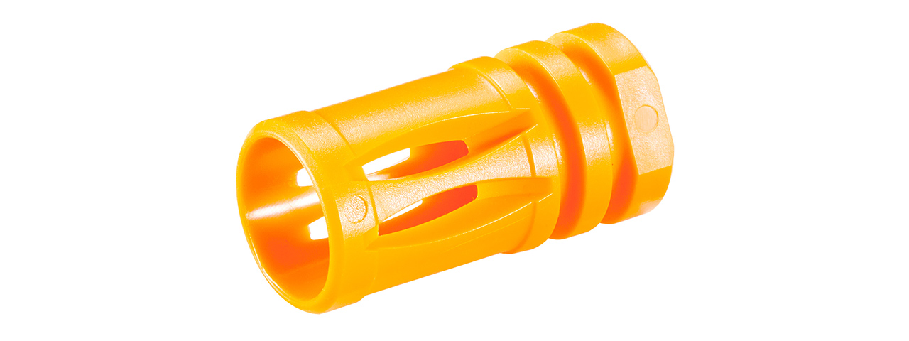 Lancer Tactical M4 AEG Flash Hider - (Orange) - Click Image to Close
