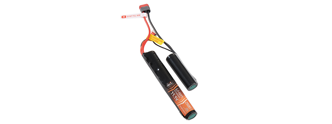Lancer Tactical 11.1V 2500mAh 20C Nunchuck Li-Ion Battery (Deans Connector) - Click Image to Close