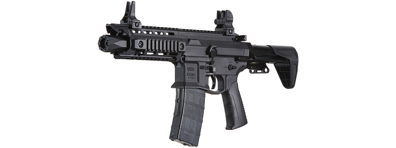 Lancer Air Hydra .177 M4 Short Airgun - (Black) - Click Image to Close