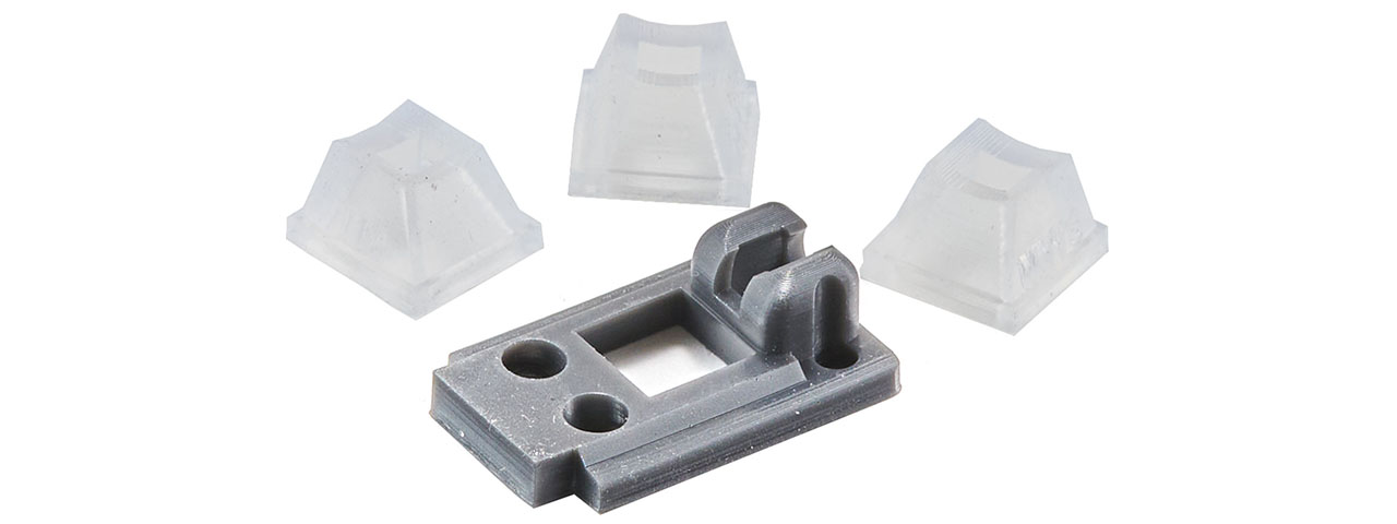 TAPP Airsoft TM M4 MWS Carbon Fiber Feedlip and Gasket Set for HPA Adapters - Click Image to Close