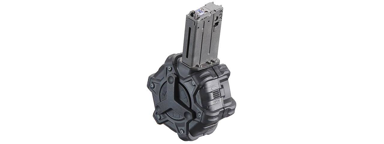 TAPP TM MWS Green Gas Drum Magazine - (Nylon) - Click Image to Close