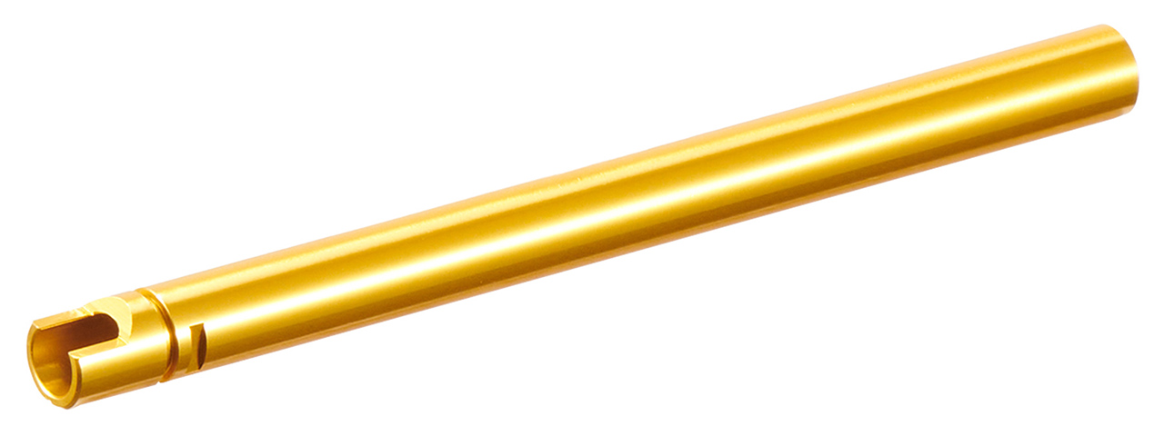 Dr. Black CNC Aluminum 113mm Inner Barrel For TM Hi-CAPA GBB Pistols - (Gold) - Click Image to Close