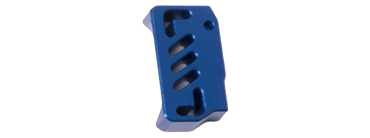 Dr. Black CNC Aluminum Type A Right Handed TM Hi-Capa GBB Pistol Trigger - (Blue) - Click Image to Close