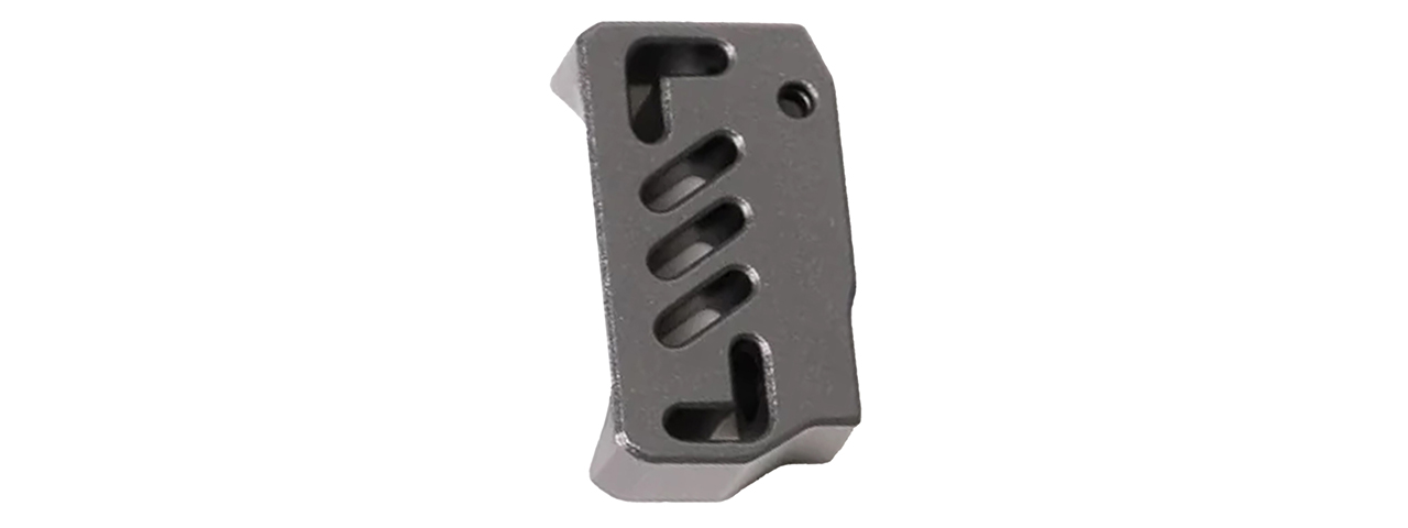 Dr. Black CNC Aluminum Type A Right Handed TM Hi-Capa GBB Pistol Trigger - (Gray) - Click Image to Close
