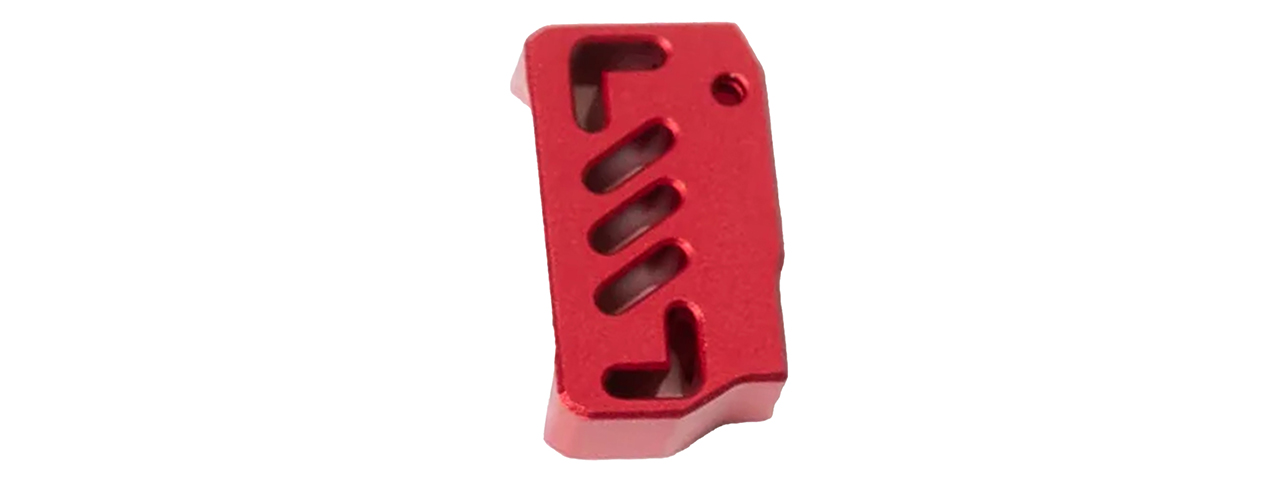Dr. Black CNC Aluminum Type A Right Handed TM Hi-Capa GBB Pistol Trigger - (Red) - Click Image to Close