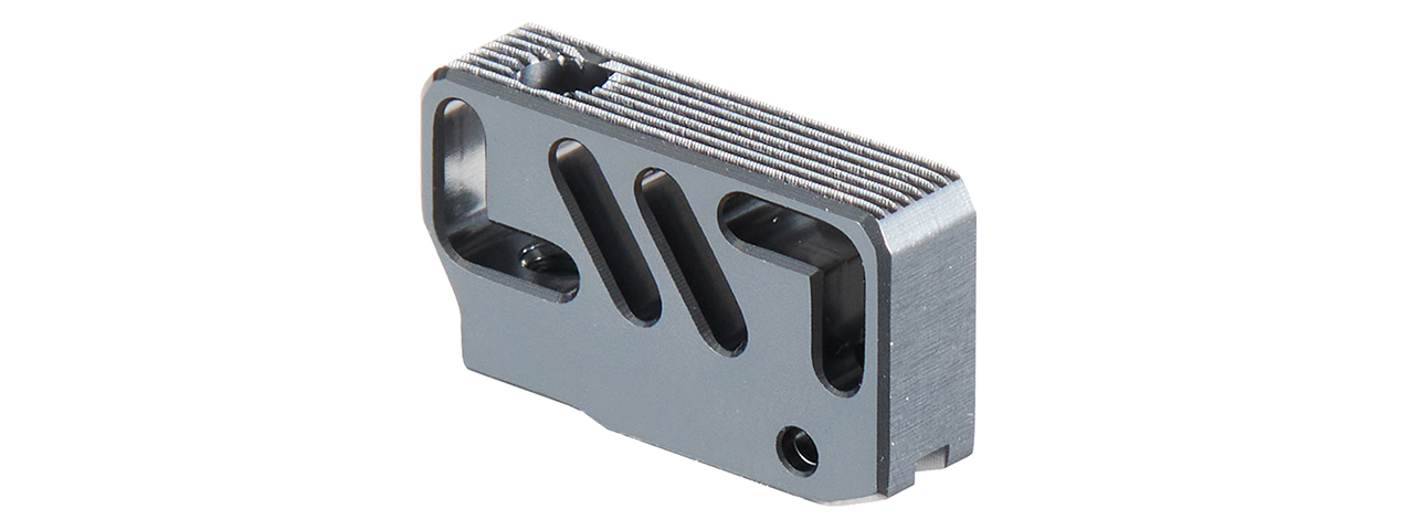 Dr. Black CNC Aluminum Standard A TM Hi-Capa GBB Pistol Trigger - (Gray) - Click Image to Close