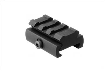 AIM Sports Picatinny Rail Riser Mount Low-Profile Adapter - BLACK