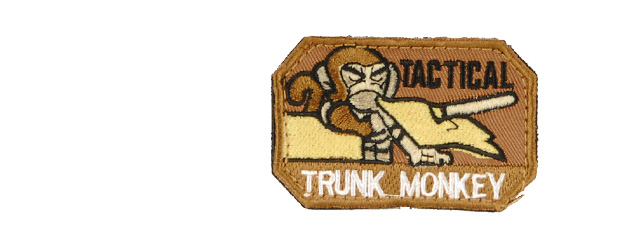 UKARMS AC-121 Tactical Trunk Monkey Tan Velcro Patch - Click Image to Close