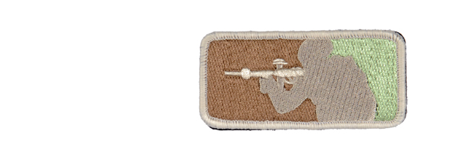 UK ARMS AIRSOFT TACTICAL VELCRO PATCH - CAMO