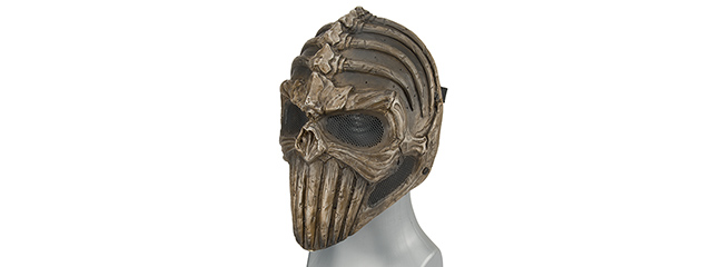 UK ARMS AIRSOFT FULL FACE WIRE MESH "SPINE TINGLER" MASK