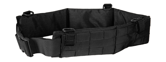 AC-236BL MOLLE BATTLE BELT (COLOR: BLACK ) SIZE: LARGE