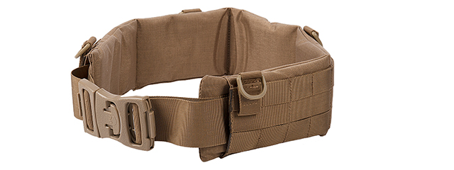 AC-236TM MOLLE BATTLE BELT (COLOR: COYOTE BROWN) SIZE: MEDIUM