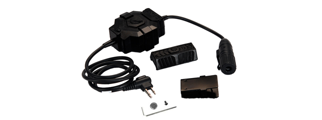 AC-255B Z-TACTICAL PTT (MOTOROLA 2-PIN VER.) ADAPTER FOR RADIO & HEADSET