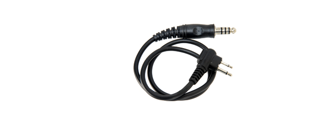 ZTac AC-256B Push-To-Talk Wire, Motorola 2-Pin Version