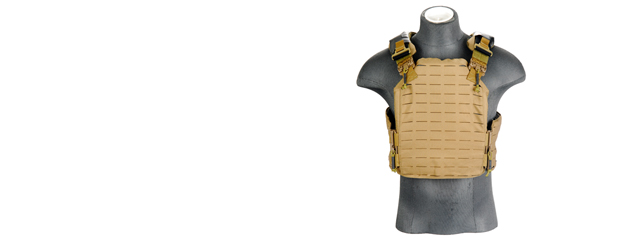 AC-261T Plate Cut Tactical Vest (Coyote Brown)