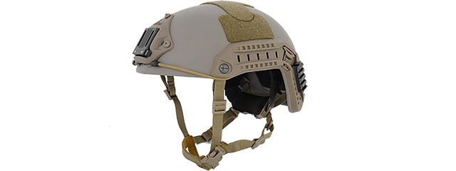 AC-280LX Maritime 1:1 Aramid Fiber Helmet, Dark Earth- Size L/XL