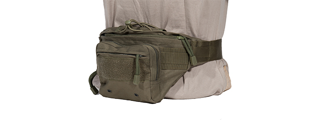 AC-297G TACTICAL HIP-PACK (COLOR: OD GREEN) - Click Image to Close