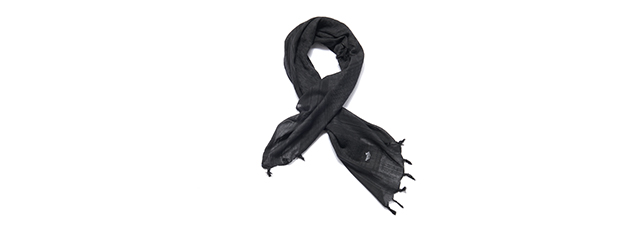 Lancer Tactical Multi-Purpose Shemagh Face Head Wrap (BLACK)