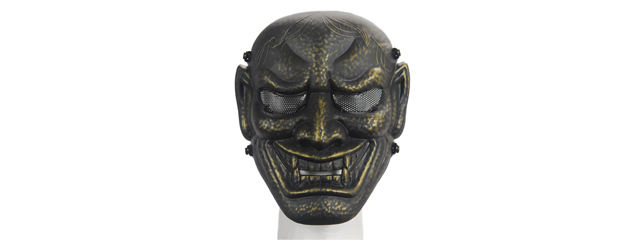 UK ARMS AIRSOFT AC-315AB WISDOM FULL FACE MASK - ANCIENT BRONZE