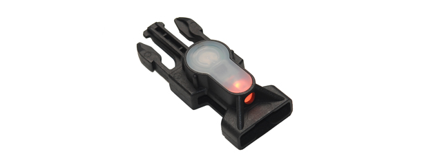 AC-327BJ MIL-SPEC SIDE RELEASE BUCKLE (ORANGE LED) STROBE LIGHT (BLACK)