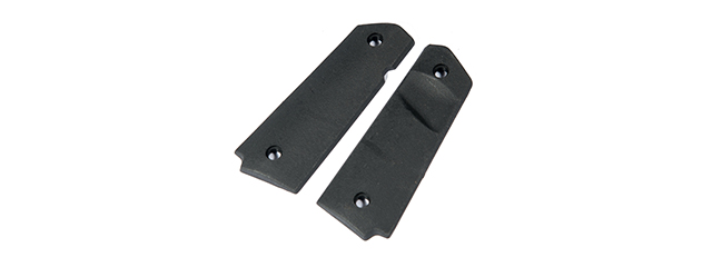 AMA M1911 PISTOL GRIPS W/O LOGO - BLACK - Click Image to Close