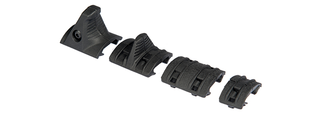 UK ARMS AIRSOFT TACTICAL HAND STOP RAIL KIT - BLACK