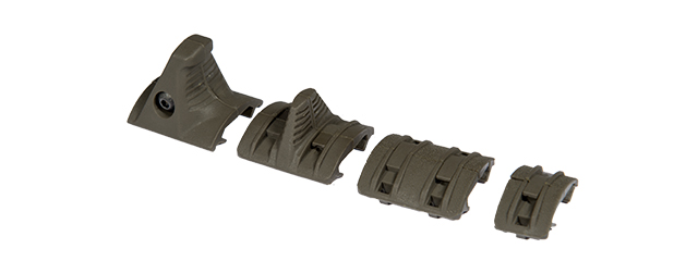 UK ARMS TACTICAL BDM HAND STOP KIT - OD GREEN - Click Image to Close