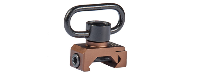 AC-367T DD SLING SWIVEL FOR RAIL (COLOR: DARK EARTH)