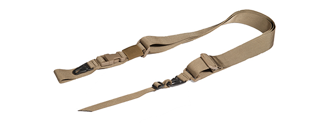 AC-379B TACTICAL 3-POINT SLING (COLOR: TAN) - Click Image to Close